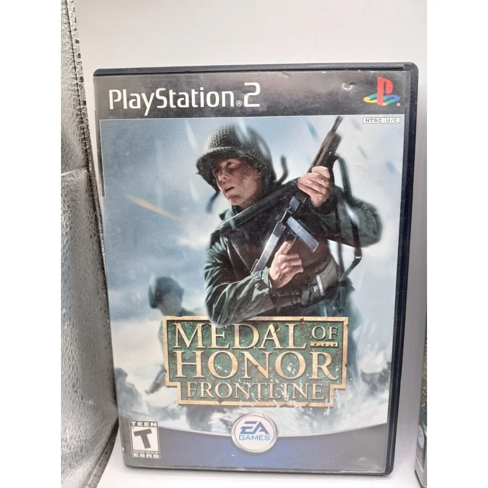 2) PS2 Medal Of Honor Frontline & Medal Of Honor Rising Sun Bundle Lot CIB